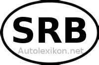 srb länderkennzeichen